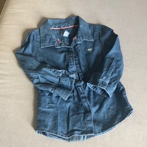 Baby Gap Cinched denim tunic